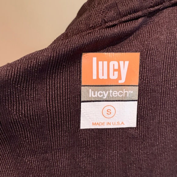 LUCY Tech Brown Athletic Jacket - Full Zip - Picture 6 of 7